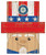 Seattle Mariners 19" x 16" Patriotic Head