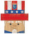 Kansas City Royals 19" x 16" Patriotic Head