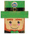 New York Mets 6" x 5" Leprechaun Head