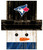 Toronto Blue Jays Snowman Head Sign