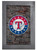 Texas Rangers 11" x 19" City Map Framed Sign