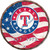 Texas Rangers 24" Flag Barrel Top