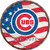 Chicago Cubs 16" Flag Barrel Top