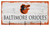 Baltimore Orioles Please Wear Your Mask Sign