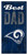 Los Angeles Rams Best Dad Sign