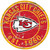 Kansas City Chiefs Distressed Round Sign