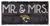Jacksonville Jaguars 6" x 12" Mr. & Mrs. Sign