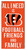 Cincinnati Bengals 6" x 12" Friends & Family Sign