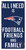New England Patriots 6" x 12" Friends & Family Sign