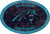 Carolina Panthers 46" Team Color Oval Sign