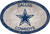 Dallas Cowboys 46" Team Color Oval Sign