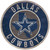 Dallas Cowboys 12" Circle with State Sign