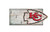 Kansas City Chiefs 6" x 12" Key Holder