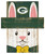 Green Bay Packers 19" x 16" Easter Bunny Head