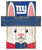 New York Giants 19" x 16" Easter Bunny Head