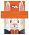 Denver Broncos 6" x 5" Easter Bunny Head