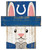 Indianapolis Colts 6" x 5" Easter Bunny Head