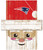 New England Patriots 6" x 5" Santa Head