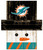 Miami Dolphins 6" x 5" Snowman Head