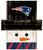 New England Patriots 6" x 5" Snowman Head