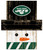 New York Jets 6" x 5" Snowman Head