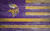 Minnesota Vikings 11" x 19" Distressed Flag Sign