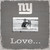 New York Giants Love Picture Frame