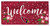 Arizona Cardinals 6" x 12" Floral Welcome Sign