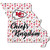 Kansas City Chiefs 24" Floral State Sign