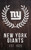 New York Giants 11" x 19" Laurel Wreath Sign