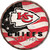 Kansas City Chiefs 24" Flag Barrel Top