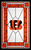 Cincinnati Bengals 11" x 19" Stained Glass Sign