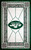 New York Jets 11" x 19" Stained Glass Sign