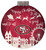 San Francisco 49ers 12" Christmas Village Wall Art