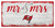 Tampa Bay Buccaneers Script Mr. & Mrs. Sign