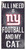 New York Giants 6" x 12" Football & My Cat Sign