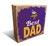 Minnesota Vikings Best Dad 6" x 6" Block