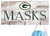 Green Bay Packers 6" x 12" Mask Holder