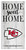 Kansas City Chiefs Home Sweet Home Whitewashed 6" x 12" Sign