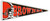 Cleveland Browns 24" Wood Pennant