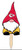 Kansas City Chiefs Gnome Yard Stake