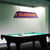 Clemson Tigers Premium Wood Pool Table Light