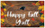 Carolina Panthers Happy Fall Y'all 11" x 19" Sign