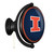 Illinois Fighting Illini Oval Rotating Lighted Wall Sign