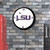 LSU Tigers Retro Lighted Wall Clock