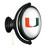 Miami Hurricanes Oval Rotating Lighted Wall Sign