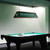 Michigan State Spartans Premium Wood Pool Table Light