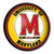 Maryland Terrapins Round Slimline Lighted Wall Sign