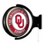 Oklahoma Sooners Round Rotating Lighted Wall Sign