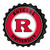 Rutgers Scarlet Knights Bottle Cap Wall Sign